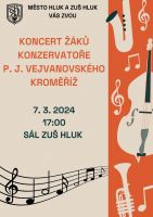 Koncert žáků konzervatoře P. J. Vejvanovského Kroměříž