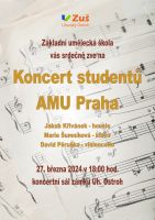 Koncert studentů AMU Praha